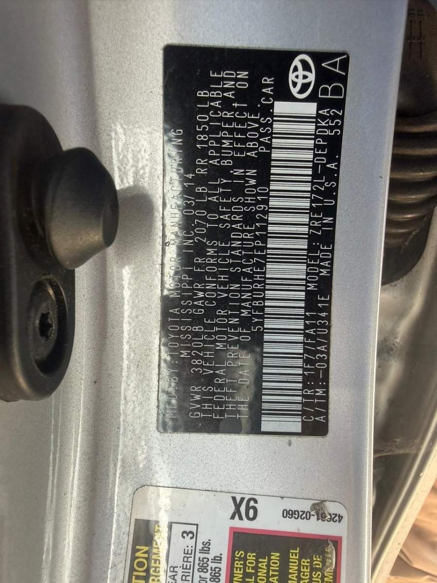 2014 Toyota Corolla