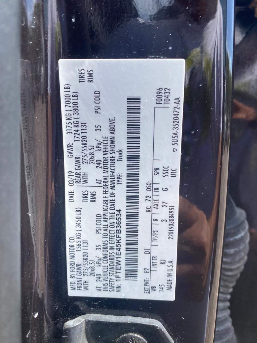 2019 Ford F-150