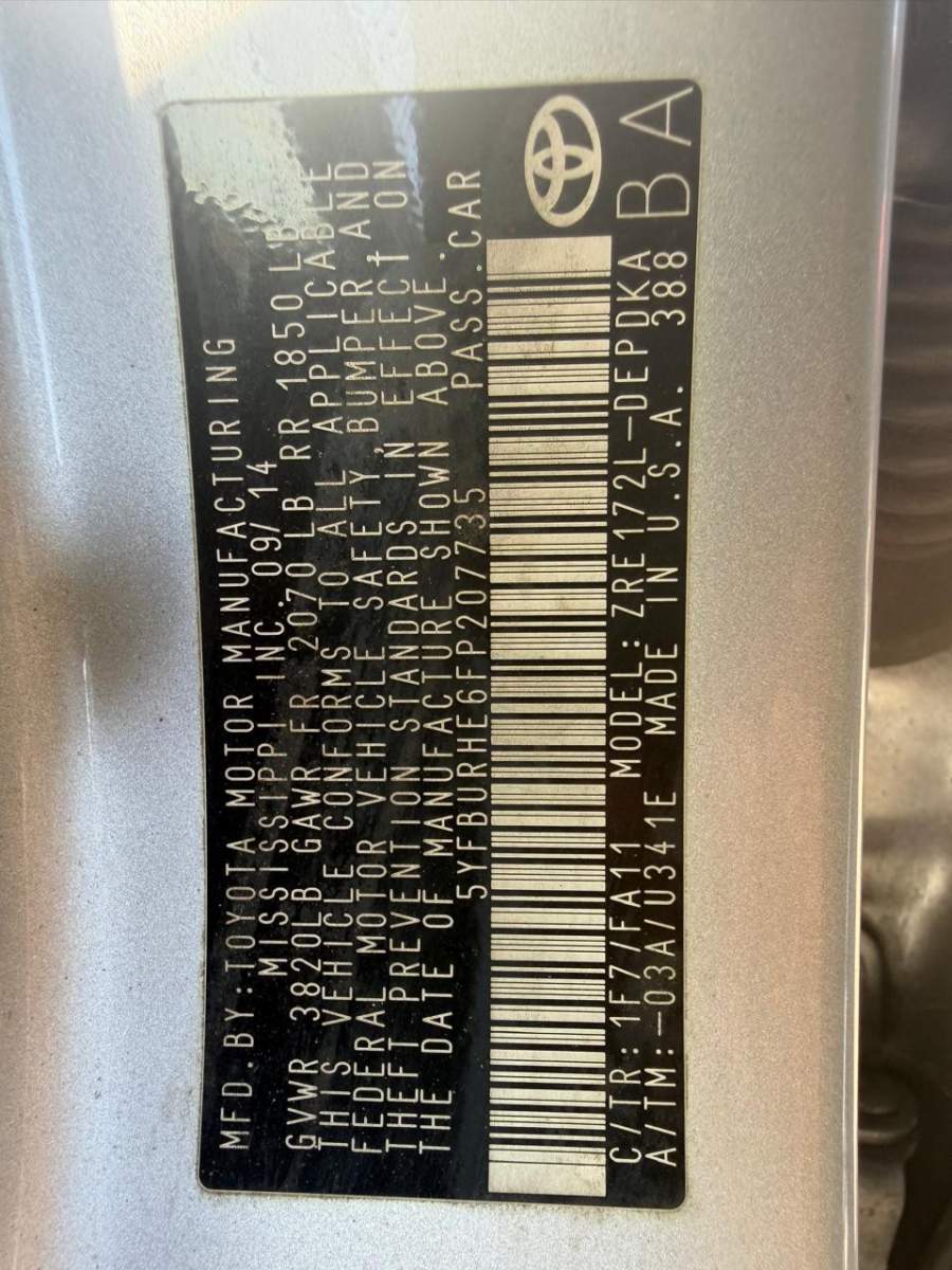 2015 Toyota Corolla