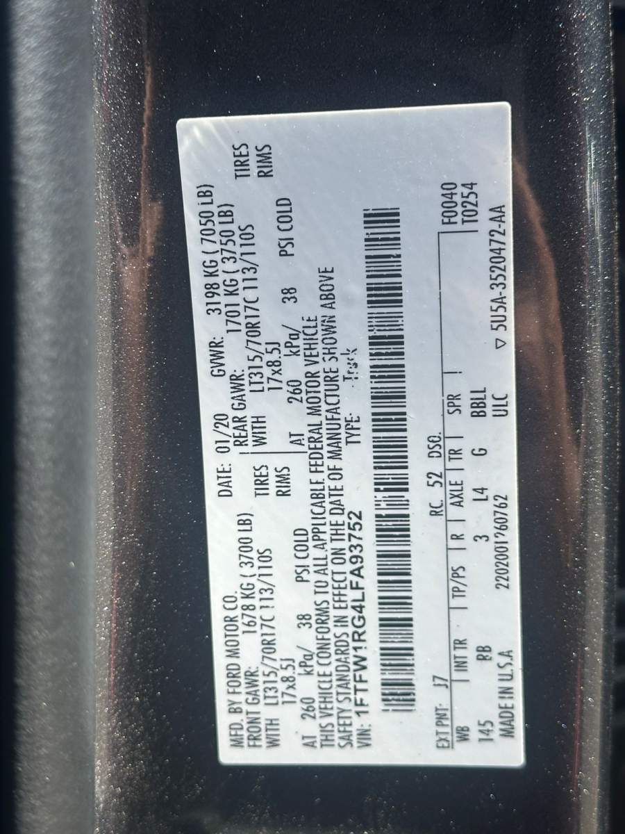 2020 Ford F-150