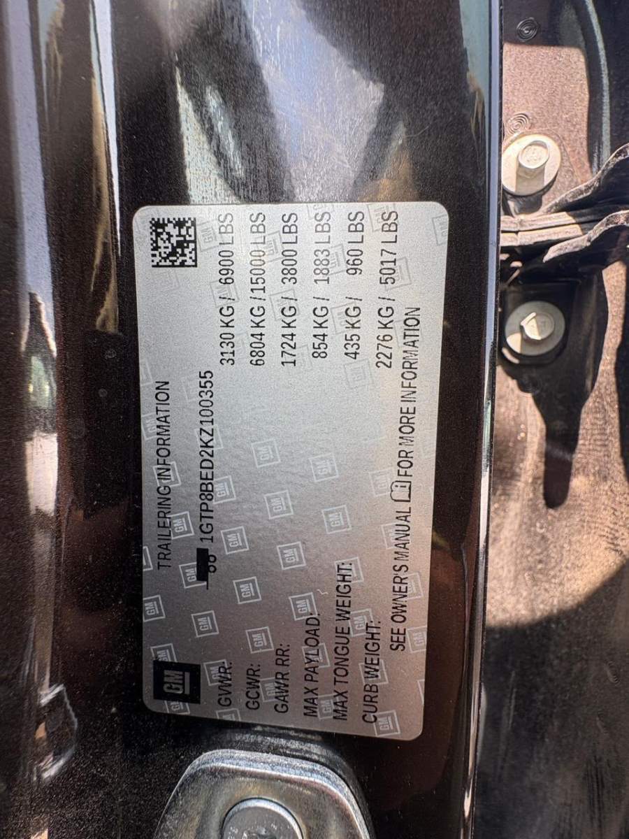 2019 GMC Sierra 1500  SLE