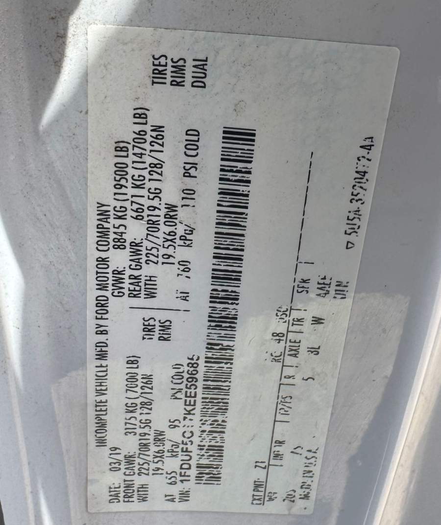 2019 Ford F-550