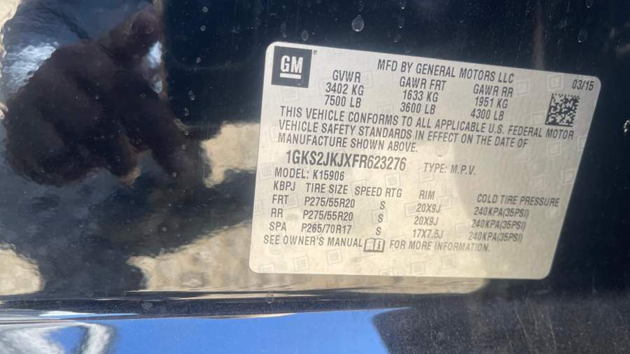 2015 GMC Yukon XL DENALI