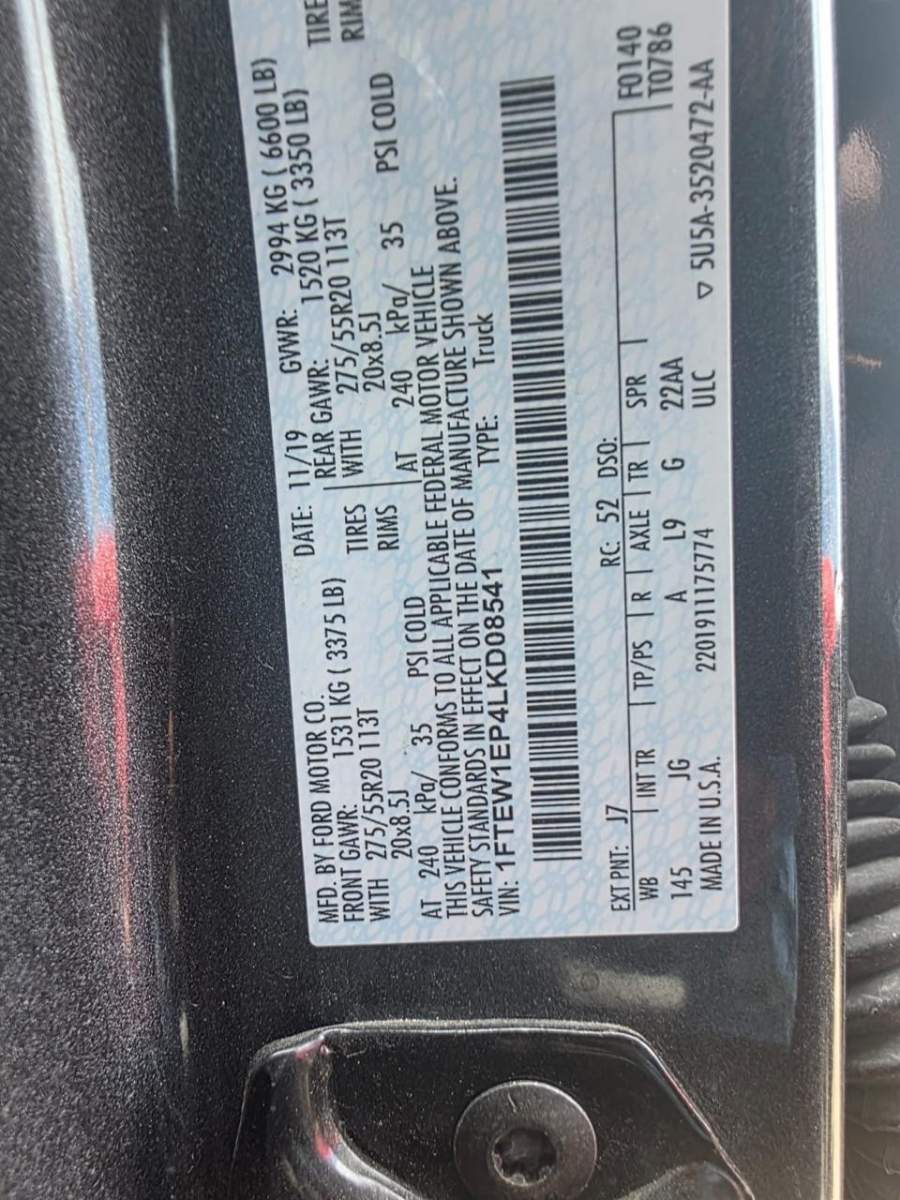 2020 Ford F-150