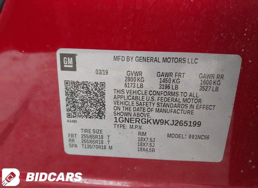 2019 Chevrolet Traverse
