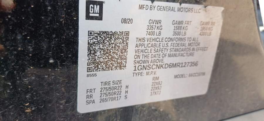 2021 Chevrolet Tahoe
