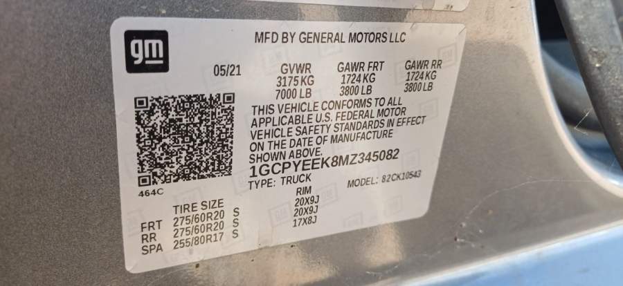 2021 Chevrolet Silverado