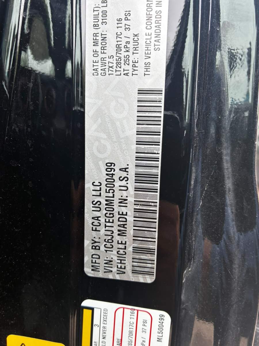 2021 Jeep Gladiator Mojave