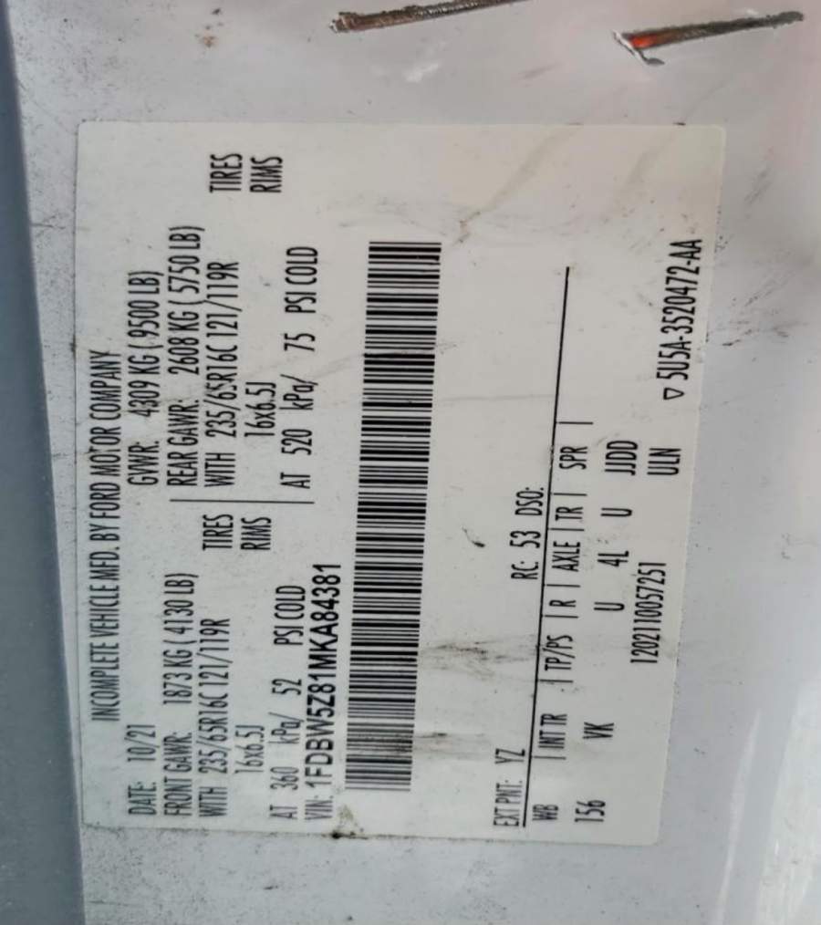 2021 Ford Transit 350