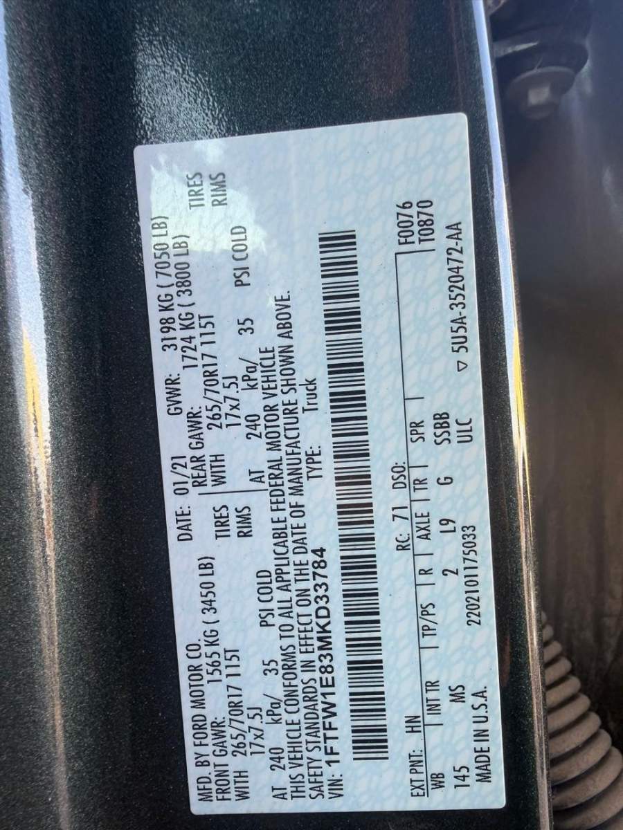 2021 Ford F-150