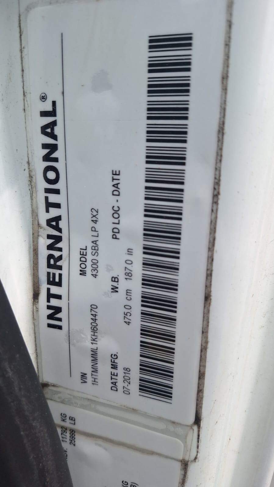 2019 International DURASTAR 4300