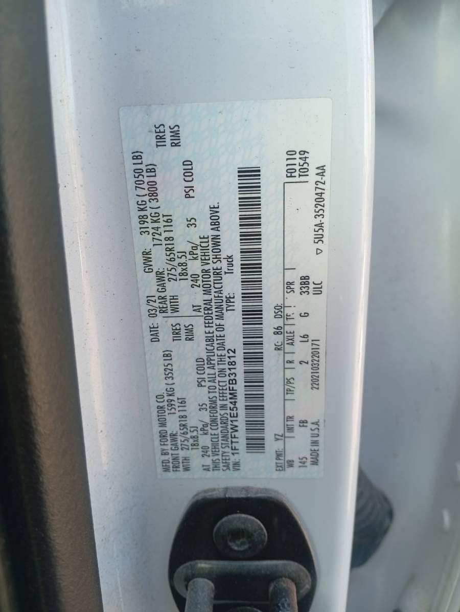 2021 Ford F-150