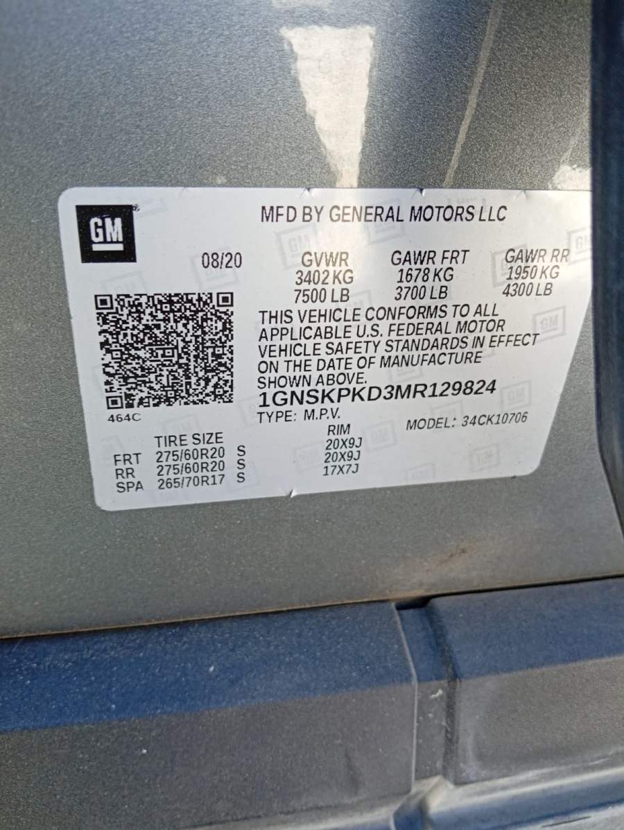 2021 Chevrolet Tahoe