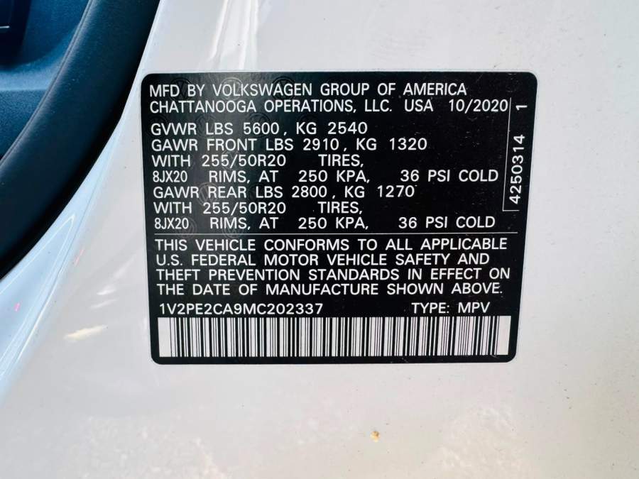 2021 Volkswagen Atlas Cross Sport