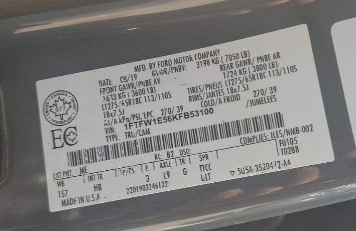 2019 Ford F-150