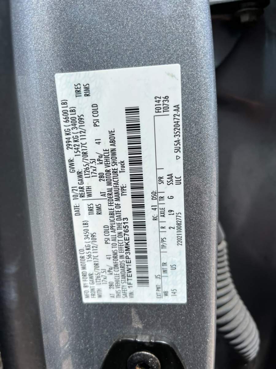 2021 Ford F-150
