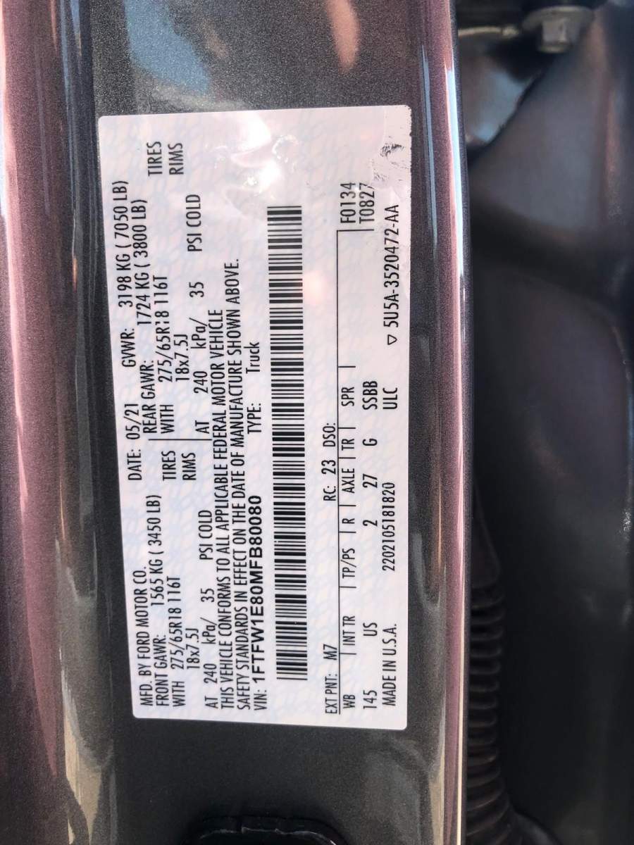 2021 Ford F-150