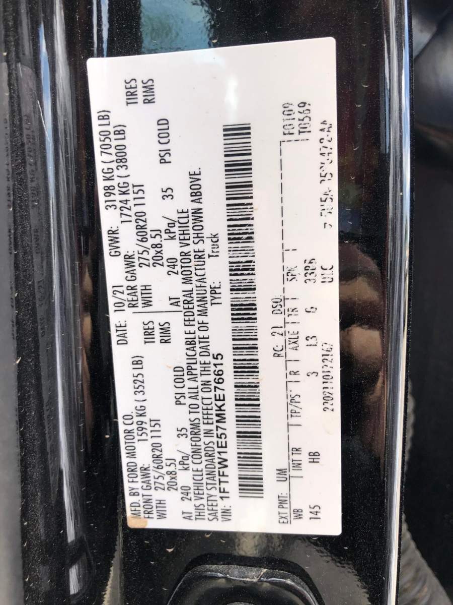 2021 Ford F-150