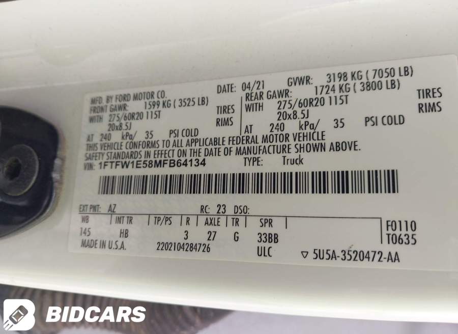 2021 Ford F-150