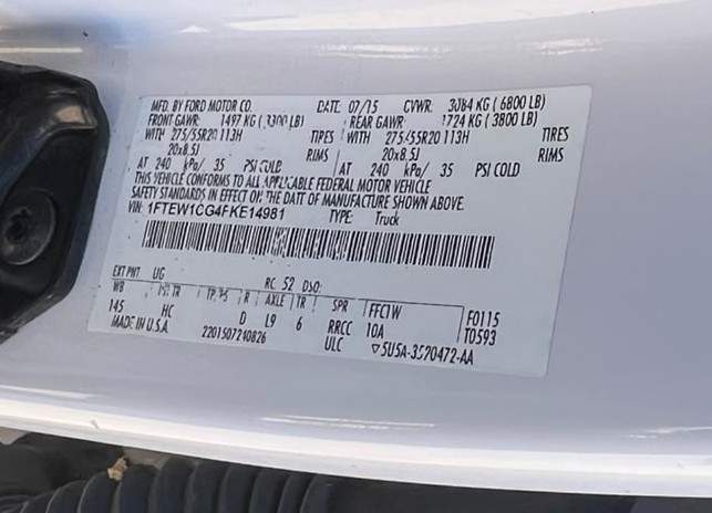 2015 Ford F-150