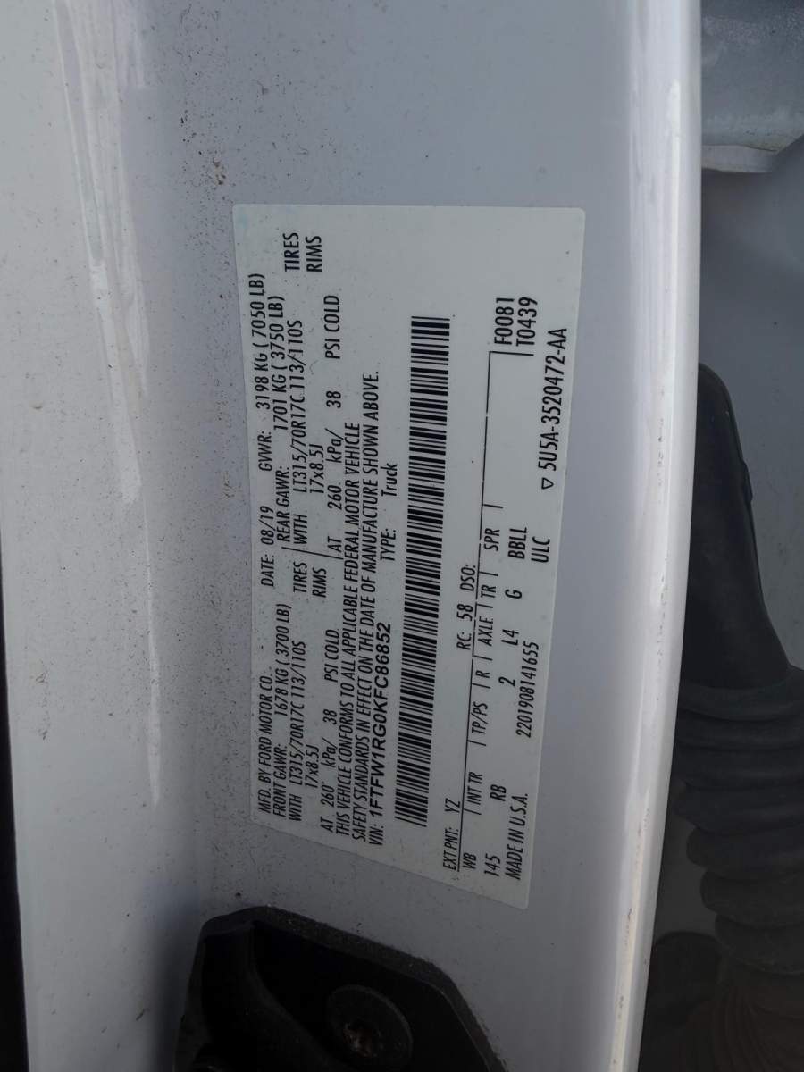 2019 Ford F-150
