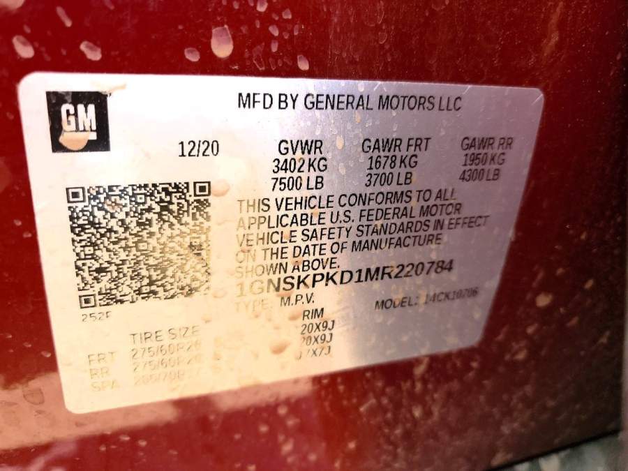 2021 Chevrolet Tahoe Z71