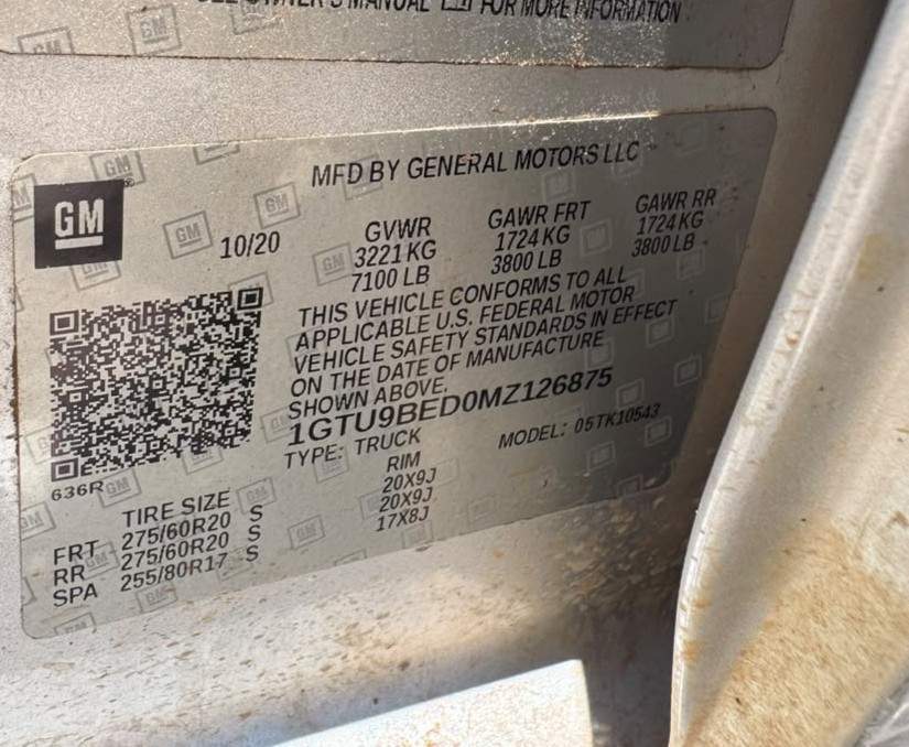 2021 GMC Sierra 1500