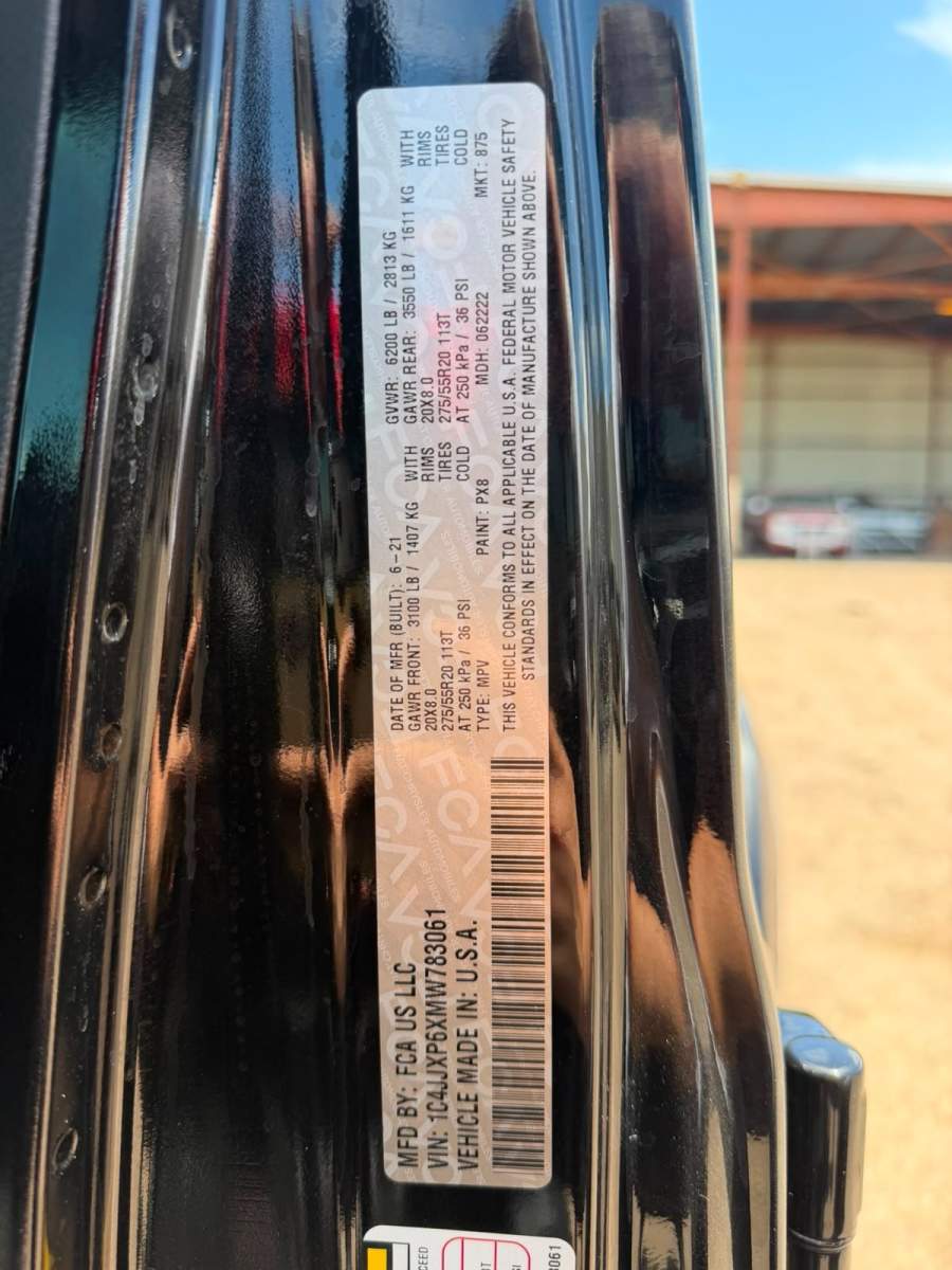 2021 Jeep Wrangler