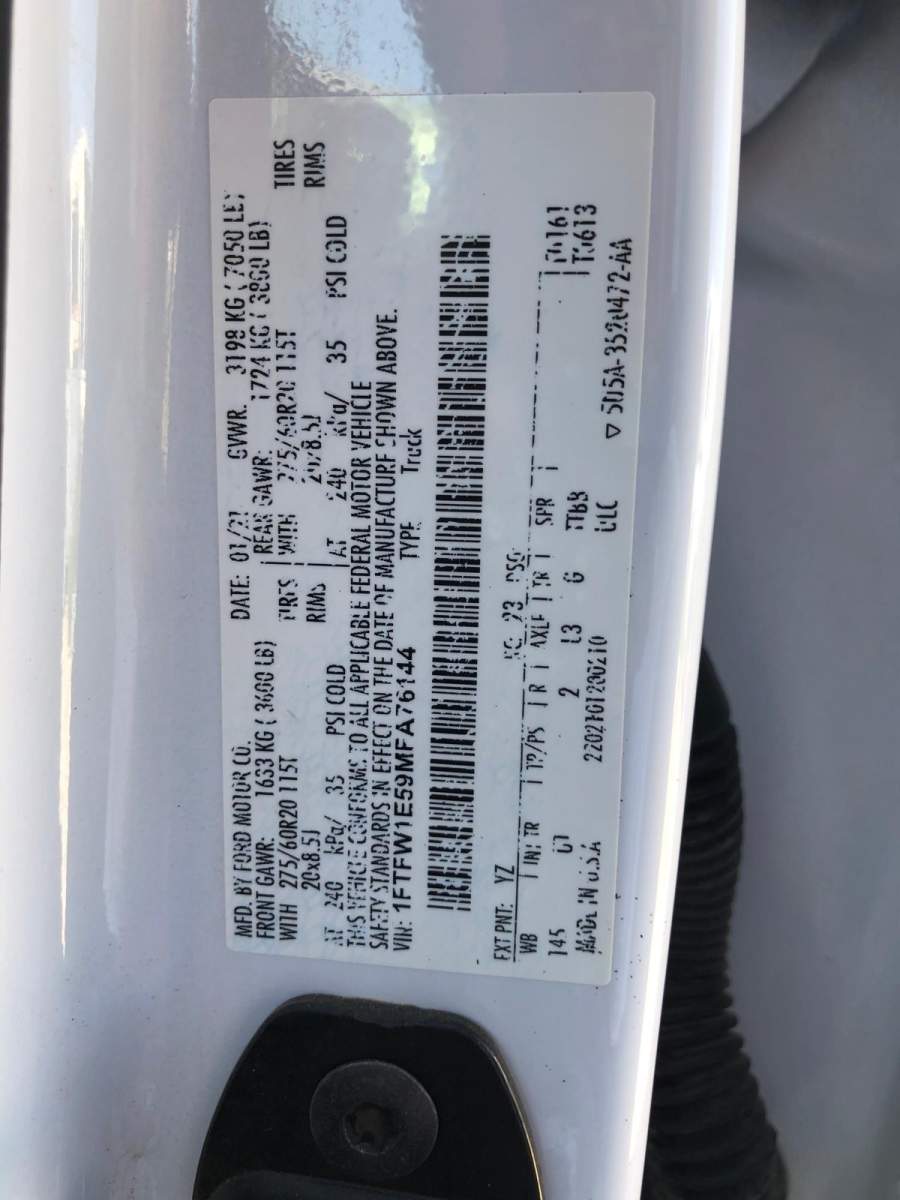 2021 Ford F-150