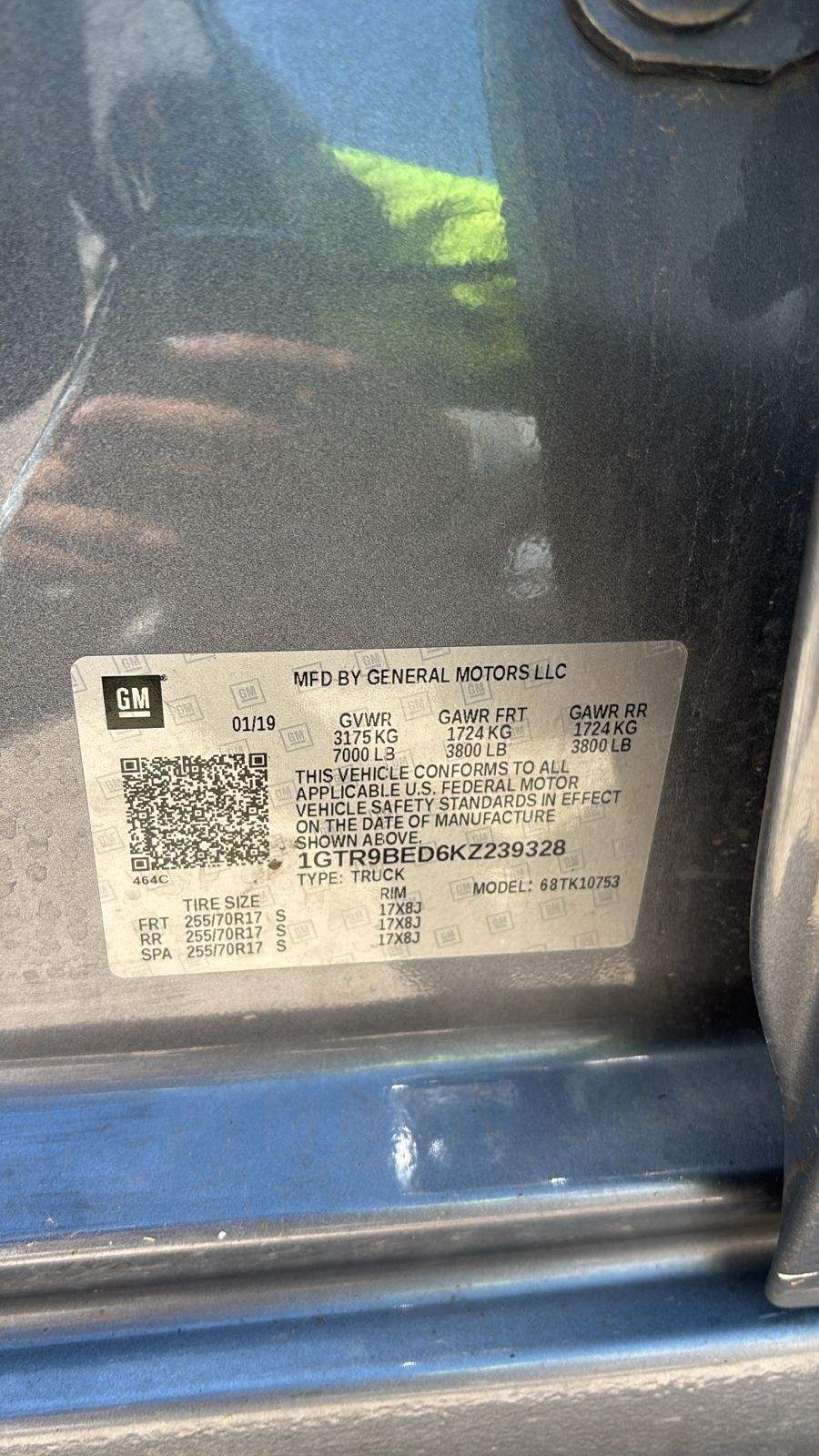 2019 GMC Sierra 1500