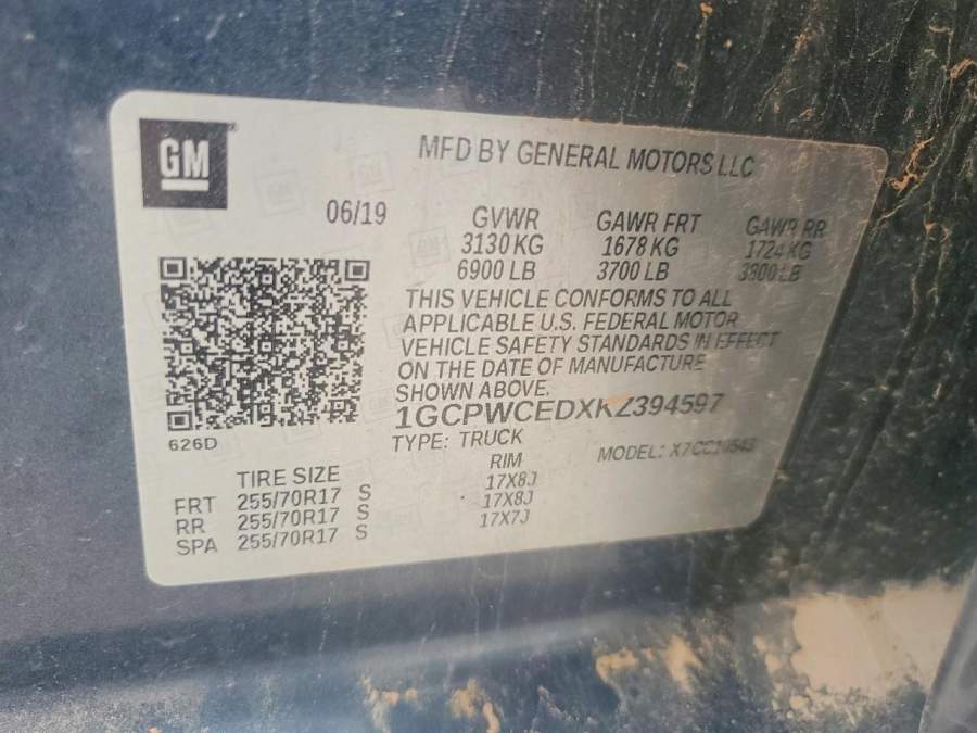 2019 Chevrolet Silverado