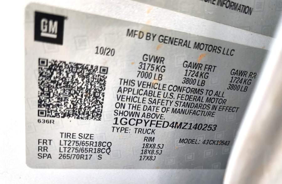 2021 Chevrolet Silverado 1500 LT Trail Boss