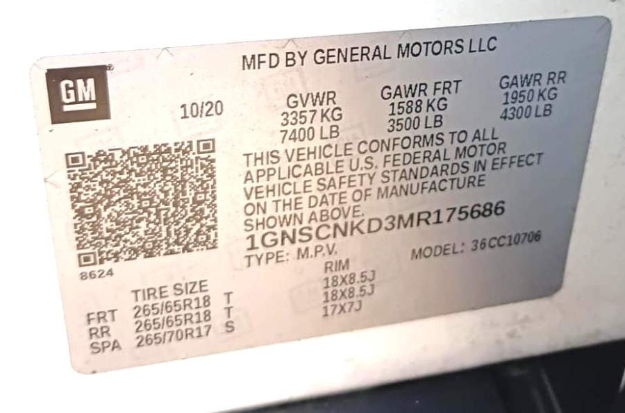 2021 Chevrolet Tahoe
