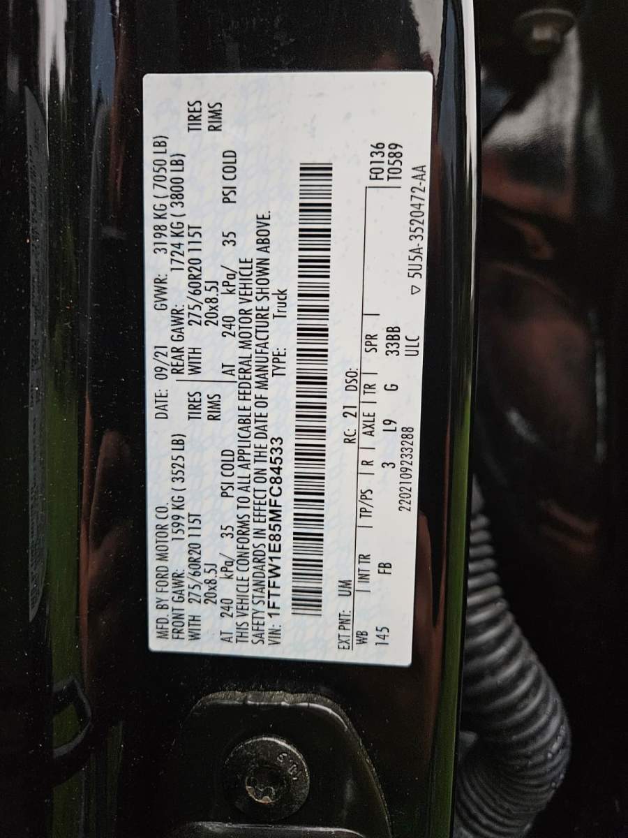 2021 Ford F-150 KING RANCH