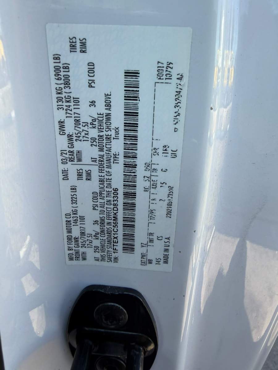 2021 Ford F-150 XL