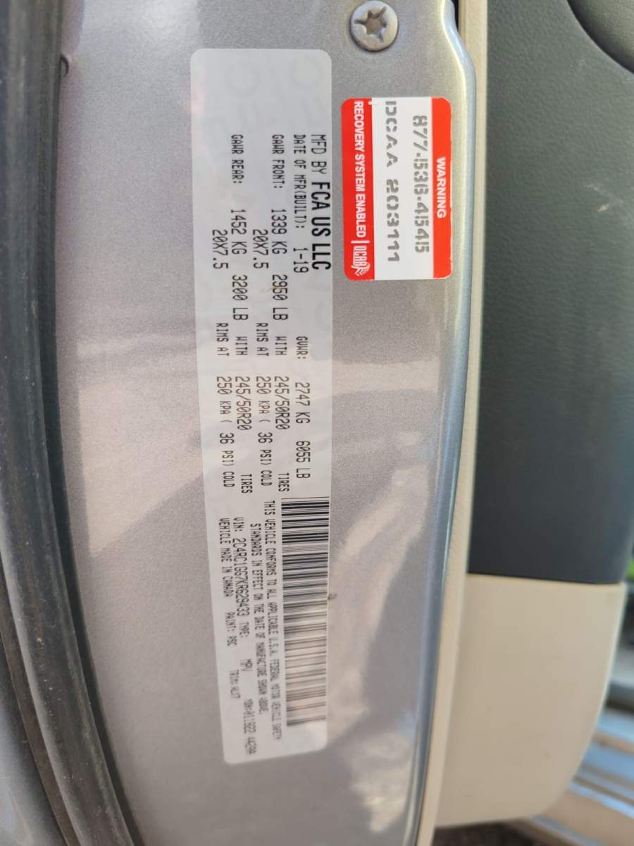 2019 Chrysler Pacifica