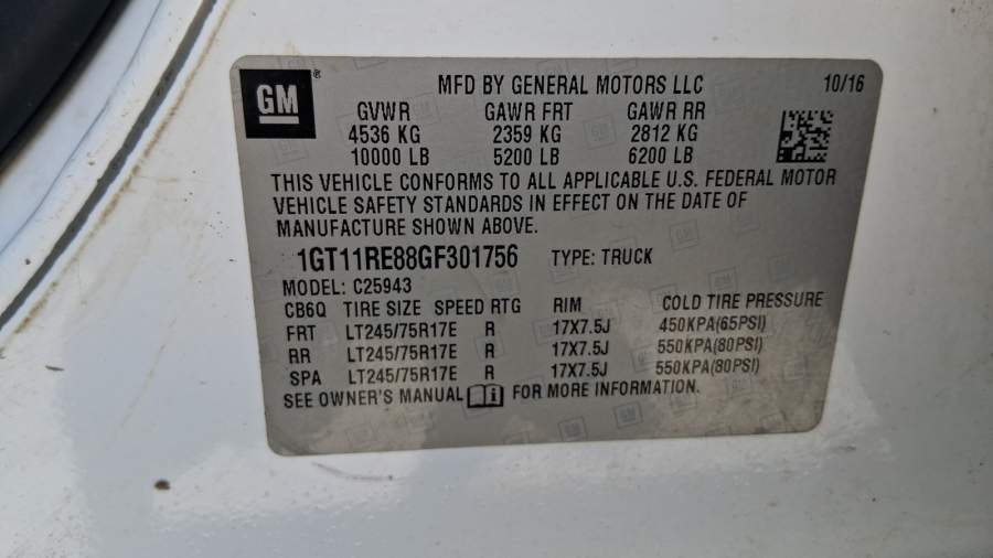 2016 GMC Sierra 2500HD