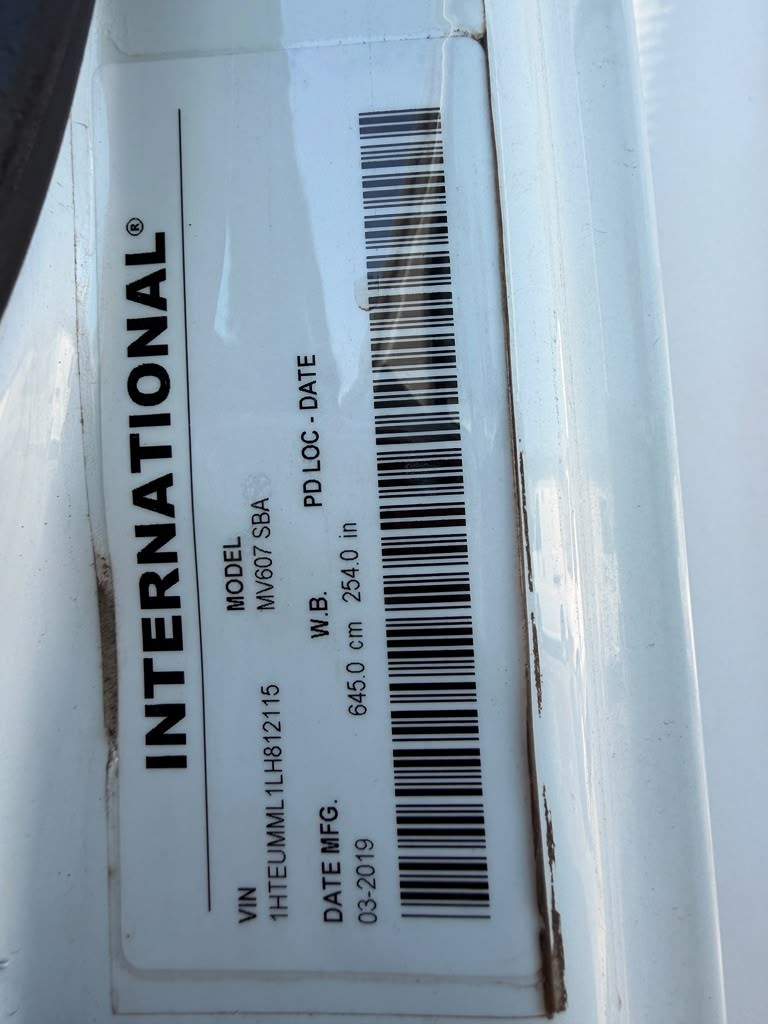 2020 International MV607
