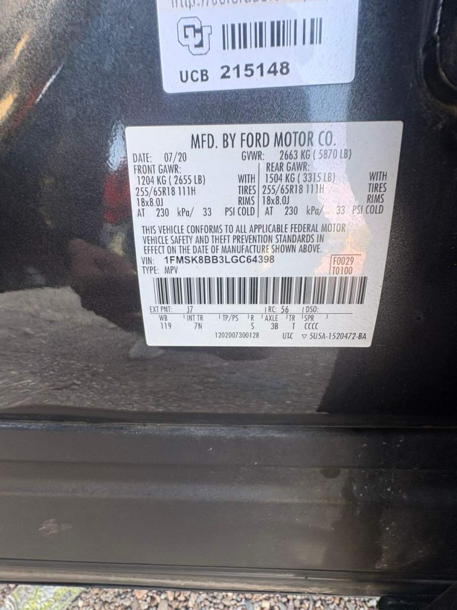 2020 Ford Explorer