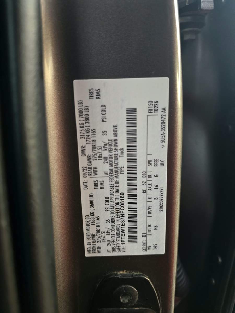 2022 Ford F-150