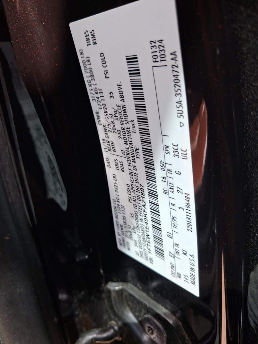 2019 Ford F-150