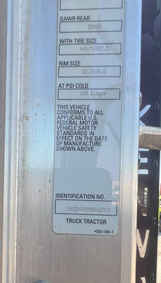 2021 Kenworth T800