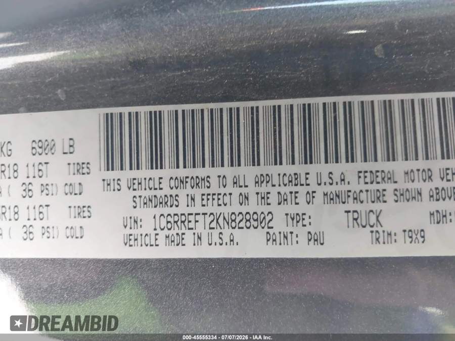 2019 RAM 1500