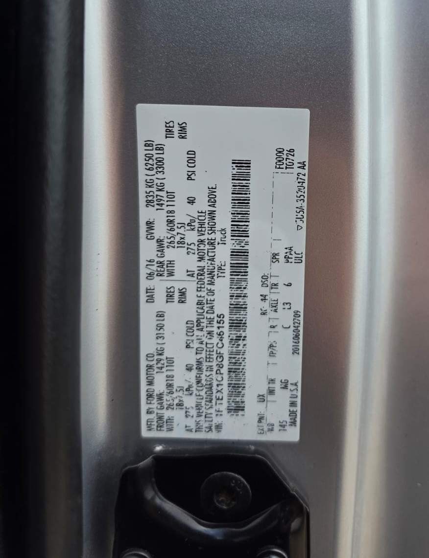2016 Ford F-150