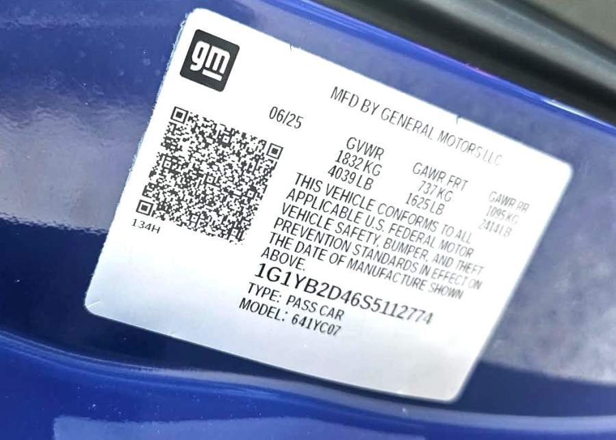 2025 Chevrolet Corvette