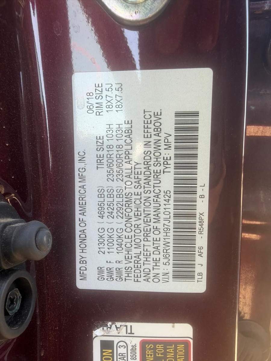 2018 Honda Cr-V