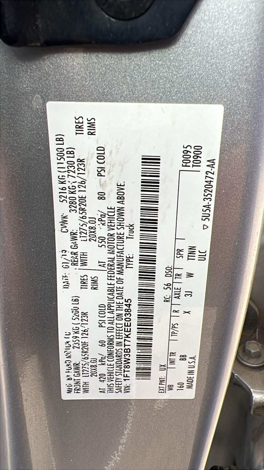 2019 Ford F-350 SUPER DUTY