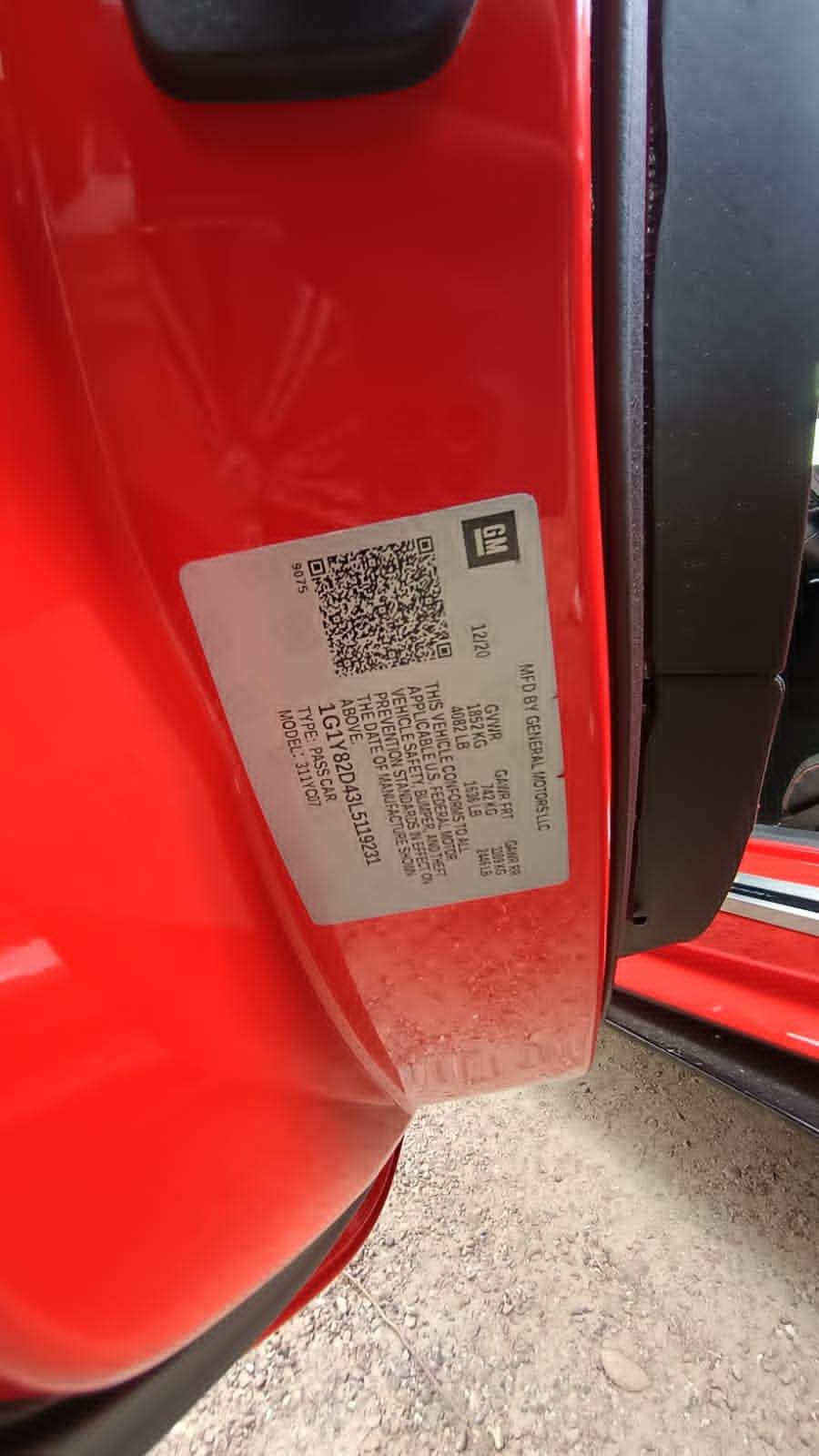 2020 Chevrolet Corvette