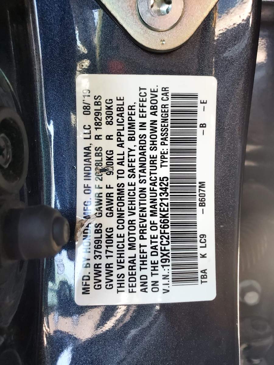 2019 Honda Civic LX