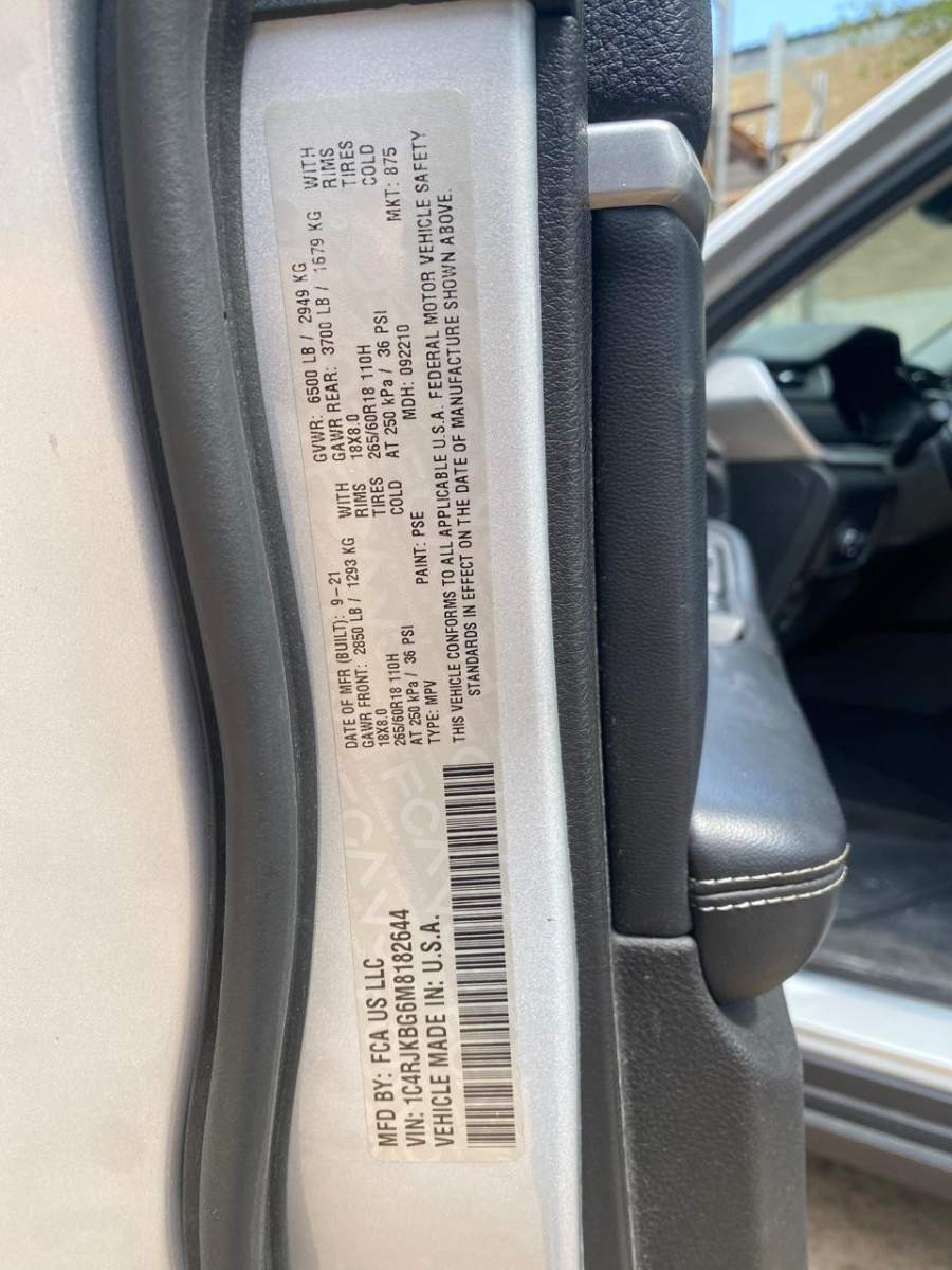 2021 Jeep Grand Cherokee L